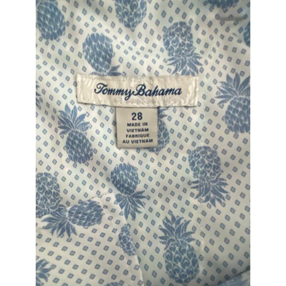 Tommy Bahama Men's 28x8 Island Zone Shorts Blue Gray White Check NEW - Picture 6 of 7